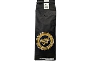 TARARA COFFEE FINE ETHIOPIAN COFFEE Tarara Coffee - Café Moulu Premium - 100% Arabica Pur Ethiopie - Torréfaction Artisanale Medium-Dark - Riche & Aromatique - 500g