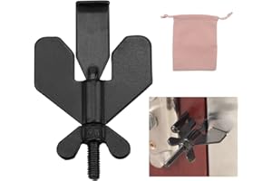 LEIKEDUN Cerradura de Puerta de Viaje Portátil, portable Door Lock, cerradura de puerta de seguridad dispositivo de seguridad para el hogar, puerta, perfecto para viajes, hotel, apartamento(Negro)