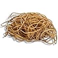 Q-Connect No.24 Rubber Bands - 152.4 X 1.6mm Natural Latex Bands (500g Pack)