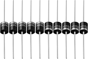 CHUDIAN 30 Pieces Schottky Diodes, 10SQ045 10A 45V Silicon Diode Barrier Rectifier Diode Electronic Components for Solar Panel (6CM, Black)