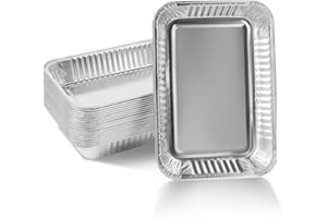 Matchwaves Drip Pan Liners for Ninja OG700 Series, Grease Pans Liners for Ninja Woodfire OG701/OG751/OG700 Griddle, Grease Tray Replacement for Weber Q/Spirit/Genesis Gas Grill, 8.66" x 6", 20Pack