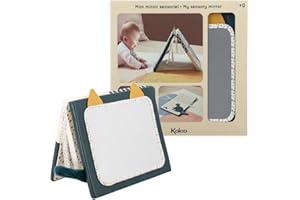 KALOO - Stymuli - Moje tylne lusterko sensoryczne - Gra sensoryczna dla dzieci - 4 różne strony - rozwija wzrok i właściwość - od urodzenia, K227001