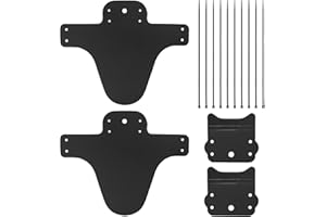 YHT 2 Pack Mountain Bike Fenders, High Compatible Bicycle Mudguard Fits 26", 27.5", 29", Thicken Widen Front and Rear Mud Guard, MTB Fender, Frame Guards