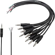 2 Poli 3 Poli 4 Poli Metallo 3.5mm Maschio Jack Spina Mono Stereo Audio Cavo A Saldare Connettore 3.5 Auricolare Cuffia Adattatore Di Riparazione Q1 - Foto 7