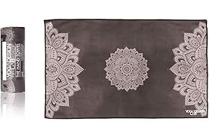 YOGA DESIGN LABS HAND TOWEL MANDALA BLACK