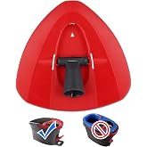 Rotary Mop Head Replacement with Triangular Disc for Spin Mop Compatible with Ocedar and Vileda EasyWring 2 in 1 Turbo Mop