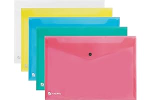 REXEL KING MEC Busta con bottone Pull A4 - Assortito - 111355