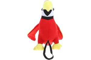 PATKAW Stuffed Parrot on Shoulder Pirate Costume Accessory Parrot Stuffed Animal Pirate Parrot Shoulder Prop for Boys Girls Halloween Cosplay Costumes Props