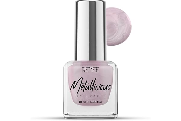 RENEE Metallicious Nail Paint- Light Chestnut 10ml Quick Drying, Metallic Finish, Long Lasting, Chip resisting Formula with High Shine & Full Coverage Acetone & Paraben Free