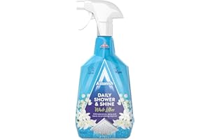 AMK® Astonish Daily Shower Shine Cleaner White Lilies Scent 750ml Trigger Spray Cleaning Bathroom Glass