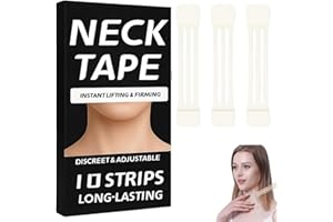 OUMUN Neck Lifting Tape Invisible,Face Lift Tape with Bands,Instant Neck and Face Lift Strap Patch Tightening Ta/pes,N/eck Ta/pe for Saggy Ne/ck,Ne/ck Li/ft Ta/pe Invisible,Skin Li/fting Ta/pe