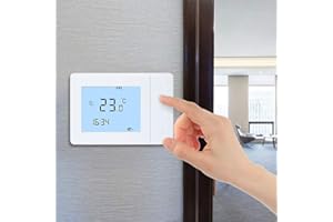 Cafopgrill Regolatore di Temperatura a Parete Intelligente, termostato per Riscaldamento Elettrico Touch Screen 220V