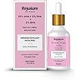 Rejusure AHA 25% + PHA 5% + BHA 2% Facial Peeling Solution for Glowing Skin, Smooth Texture & Pore Cleansing | Weekend Facial Exfoliant or Peel 30ml