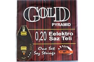 ETHNIC MUSICAL Pyramid Elektrische Saz Electro Baglama Saiten 0,20 mm