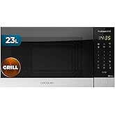 Cecotec ProClean 6110 Microwave, 800 W and Grill 1000 W, Capacity 23L, Ready2Clean Coating for Better Cleaning, 3DWave Techno