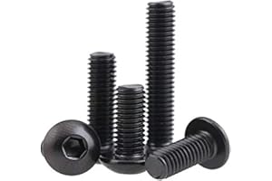 TOPHOMER 20 viti con testa a bottone e cavità esagonale, in 10,9 acciaio al carbonio, viti a testa cilindrica, colore originale, M5 x 35 mm