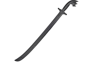 PLAYWELL Martial Arts Black Polypropylene Plastic Arab Saif Training sword