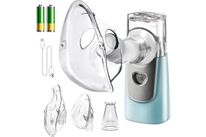 LOVE BEGANS Aerosol Ultrasuoni Silenzioso, Aerosol Portatile per Bambini e Adulto, Aerosol per Il Trattamento Delle Malattie Delle Vie Respiratorie Superiori e Inferiori