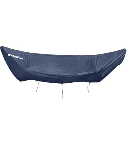 MRWiZMS Hangmathoes voor buiten, waterdicht, 420D Oxford-volledige afdekking, geschikt voor hangmat en dubbele hangmat, winddicht, winterbestendig, weerbestendig (260 x 17 x 85 cm