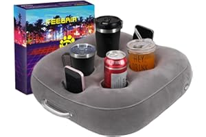 DEJIN Floating Drink Holder,Pool Drink Holder Floats,pool&hot tub accessories, Upgraded Design for Pool Fun,Party,hot tub