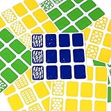BMC Super Fun 8pc Mixed Pattern Manicure Nail Art Vinyl Stickers Set
