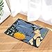 Produktbild best& Halloween Decor, Beautiful Witch and Pumpkin Bath Rugs, Non-Slip Doormat Floor Entryways Indoor Front Door Mat, Kids Bath Mat, 15.7x23.6in, Bathroom Accessories