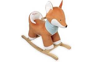 Kaloo - Les Amis - Stofftier, Fuchs Paprika als Schaukeltier, Höhe der Sitzfläche 35 cm - ab 12 Monate, K970001
