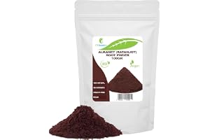 Alkanet rotpulver | Ratanjot Root - 100 gr - Hårmask, För tidig grånande av håret, mjäll och kan främja hårväxt, naturlig två