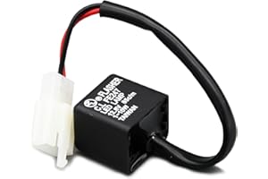 BIKE IT Motorcycle LED Indicator Relay Compatible With Honda, Kawasaki, Yamaha - Stops Fast Flashing When Using LED Indicators