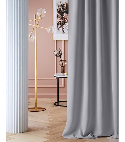 ROOM99 Aura Gordijnen met plooiband, 140 x 250 cm breed x hoogte, schuifgordijnen, modern, voor woonkamer, slaapkamer, beige, 1 stuks