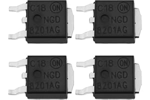 YINETTECH Lot de 4 Puces IC NGD8201AG TO-263 Circuit Intégré pour Circuits Domestiques Et Bricolage