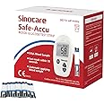 Sinocare 50PCS Safe Accu Blood Sugar Test Strips, only for Sinocare Safe Accu Glucose Monitor, only 50PCS Safe Accu Diabetes Testing Strips, NO LANS. & GLUCOMETER