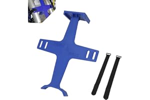 IUVWISN Protector universal de horquilla delantera de motocicleta de 11.2 pulgadas con 2 correas para Dirt Pit Bike Motocross Azul