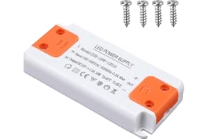 BEEHUG LED Transformer, 18W LED Driver Adapter 240V AC to 12V DC 1.5A Constant Voltage, Compact Ultra Thin LED Driver Power Supply Transformer for LED Strip Lights Cabinet Lights LED Display LED Light Bulbs