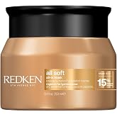 Redken All Soft All-In Argan Oil Hair Mask for Dry Hair 250ml | Hair mask with argan oil that deeply nourishes dry hair and b