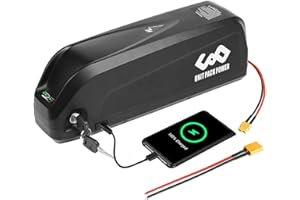 DICHOU 48V 52V Hailong Ebike Battery Down Tube Bike Battery 20Ah Lithium ion Batteries Pack for 250W 300W 500W 700W 1000W 1500W Motor