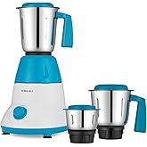 Bajaj GX8 750 Watt Mixer Grinder | Powerful 750W Titan Motor | 2-In-1 Blade Dry Grinding Jar | 2 Yrs Warranty 【Blue】