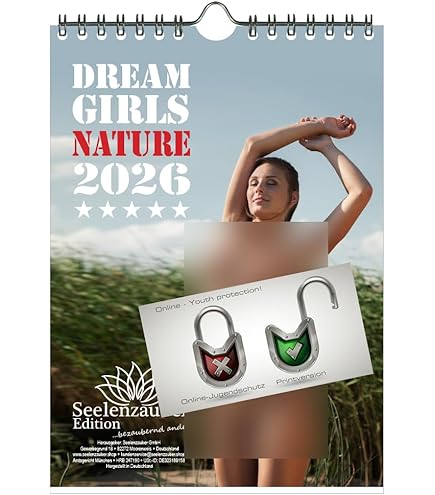 The Naked Milkmaid Kalender 2026 - Erotik Kalender A3 Format - Künstlerische Aktfotografie