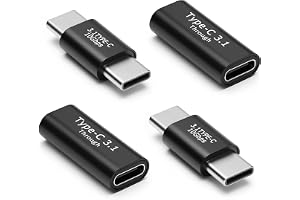 Seminer USB C 3.1-adapter (4-pack), USB C hona till honadapter, typ C hane till hankontakt för MacBook Pro, , Samsu