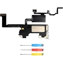 Cámara Frontal 12 MP Compatible Con IPhone 12 Y 12 Pro – Kit De Reparación Con Destornilladores – Reemplazo De Cámara Selfie (A2403 A2172 A2402 A2404 A2407 A2341 A2406 A2408)