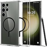 Spigen Ultra Hybrid OneTap Metal Ring MagFit Case Kompatibel med Samsung Galaxy S23 Ultra 5G Skal Fodral -Schwarz