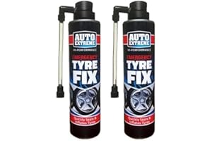 AUTO EXTREME 2 x Instant Quick Puncture Repair Car Tyre Fix Sealant Inflates In Seconds 300ml