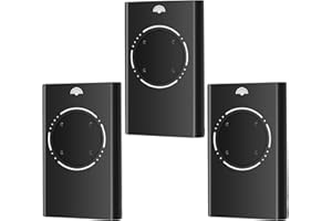 PNGOS Émetteurs de portail 868 MHz à 4 canaux – Compatibles avec les modèles XT4 868 SLH LR, XT2 868 SLH LR, XT4/XT2 868 SLH - Noir (3)