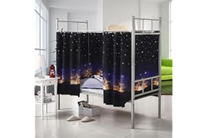 BAO CORE Bettvorhang Hochbett Etagenbett Schlafsaal Mid-Sleeper Bett Zelt Vorhang Tuch Baldachin Verbreitung Blackout Vorhänge Staubdicht Moskito Schutz Bildschirm Net Studentenwohnmein Moskitonetz