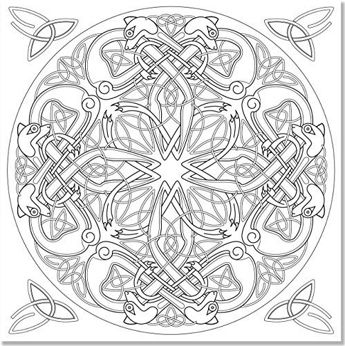 Celtic Designs Adult Coloring Book (31 stress-relieving designs) (Studio)