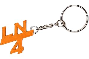 Motoreco LN 4 Orange keychain | Made From Repurposed Waste Plastic | F1 Formula 1 Gift