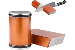 Suewidfay Rolling Knife Sharpener, 15 20 Degree Angel Work Sharp Knife Sharpener, Makes Knife Sharpening Easier, Knife Sharpeners for Kitchen Knives, Roller Knife Sharpener Sharpening Stones