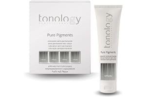 Tonology Pure Pigment Soft Grey | Tinte Semipermanente sin Amoniaco, Tinte Fantasía, Mascarilla, Aporta Nutrición y Brillo, Gris Claro - 100ml