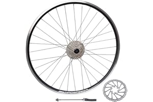 MADSPEED7 QR 29" 29er (ETRTO 622x19) MTB Mountain Bike REAR Wheel + 9 Speed Cassette (11-32t) + 160mm Disc Brake Rotor - Sealed Bearings Hub (Very Smooth Hub) - Double Wall - 32x Black Spokes