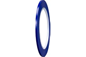 3 m vinyltejp 471+, konturband/markeringstejp, blå, 1/8 tum x 36 yd/3,17 mm, längd 32,9 m